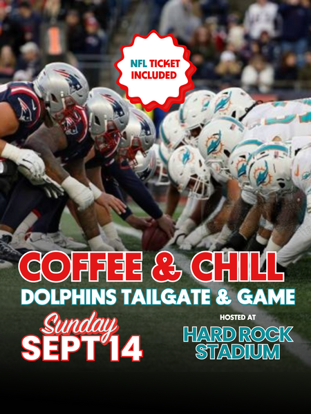 Coffee & Chill Miami x Miami Dolphins